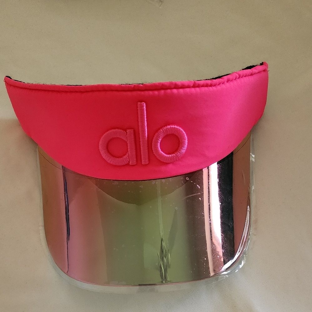 Alo Pink and Silver Cap